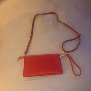 Red satchel